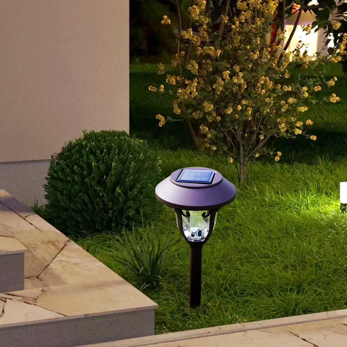 Industrielle Außenlampe Kaffee Metall Teardrop Balkon