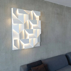 Designer Wandlampe Metall Weiß Schlafzimmer