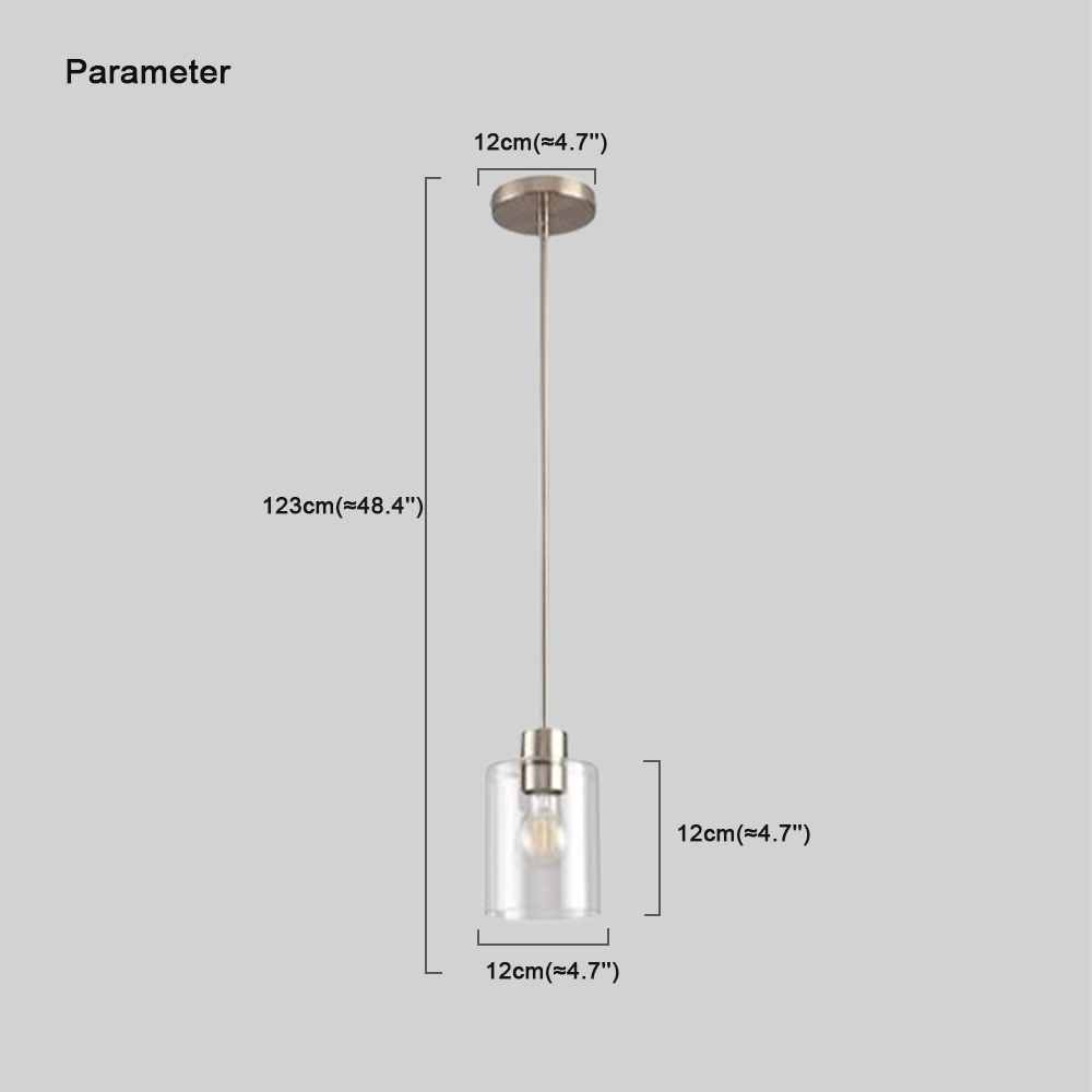 Minimalistisch Pendelleuchte Glas Schwarz Esszimmer