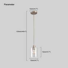 Minimalistisch Pendelleuchte Glas Schwarz Esszimmer