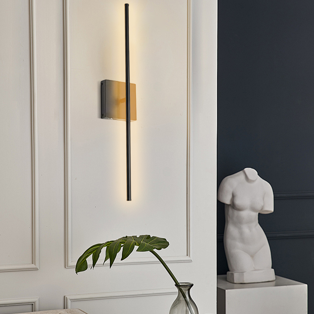 Modern Wandlampe Metall Schwarz Schlafzimmer