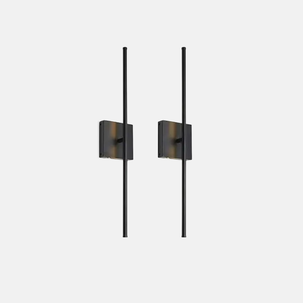 Modern Wandlampe Metall Schwarz Schlafzimmer