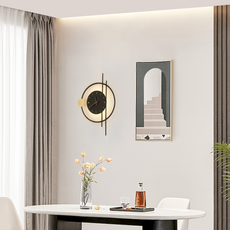 Art Deco Wandleuchte Metall Acryl Esszimmer Litjoy