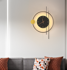 Art Deco Wandlampe LED Schwarz Metall Acryl-passt in verschiedene Innenräume wie Wohnzimmer
