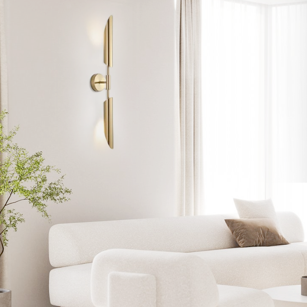 Modern Gold Wandlampe Zylindrisch Korridore Schlafzimmer Litjoy