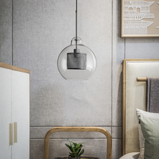 Modern 1-Kopf Pendelleuchte LED Metall Glas Esszimmer