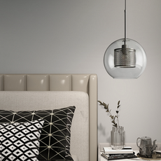Modern 1-Kopf Pendelleuchte LED Metall Glas Esszimmer