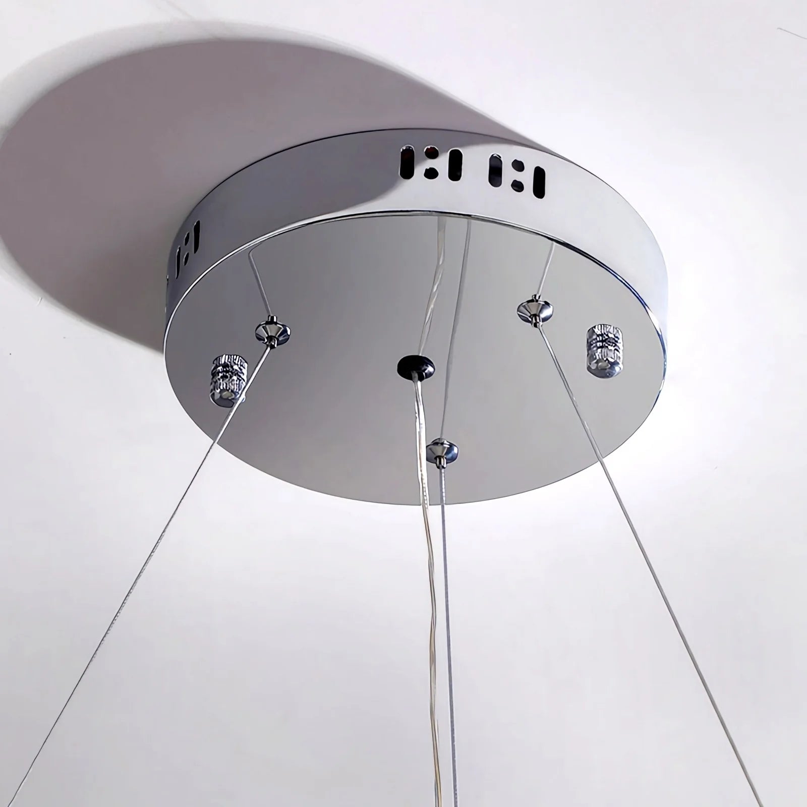Moderne Pendelleuchte LED Silber/Rosegold Schlaf/Wohnzimmer