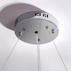 Moderne Pendelleuchte LED Silber/Rosegold Schlaf/Wohnzimmer
