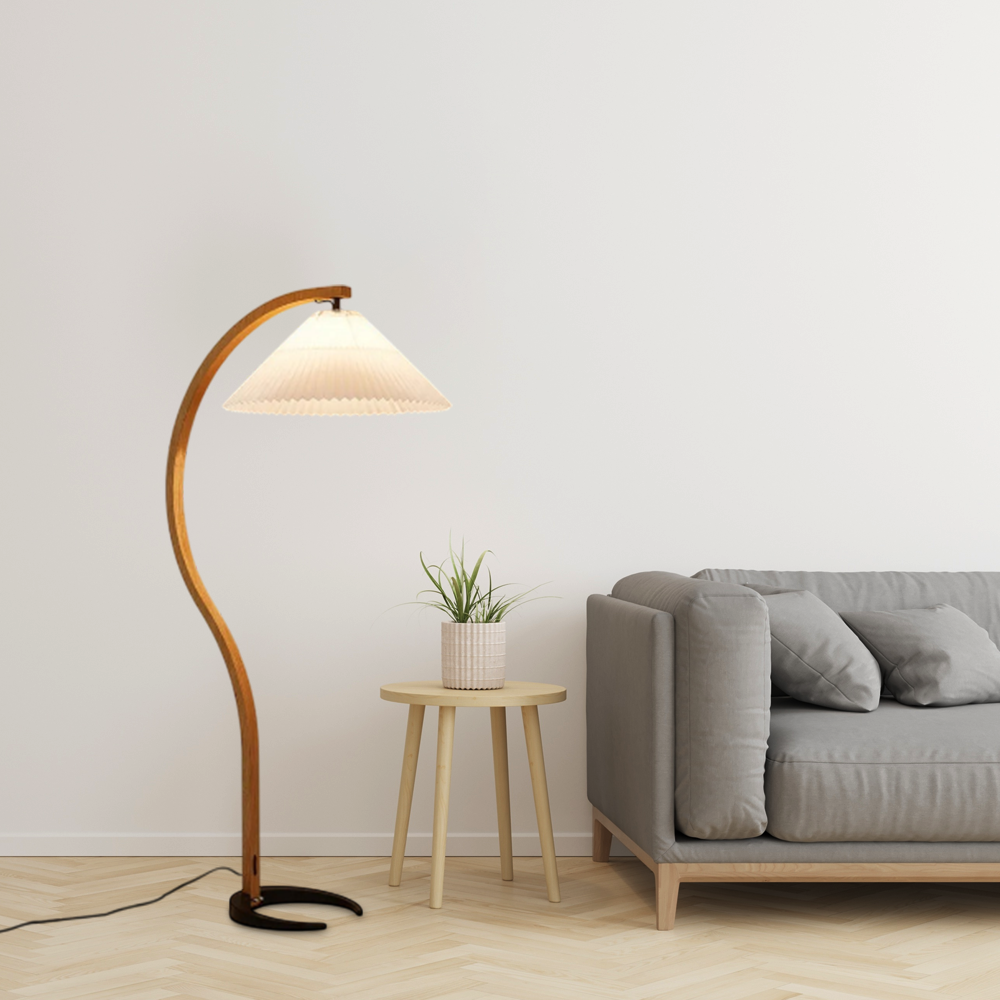 Modern Weiße Stehlampe passend für Wohnzimmer