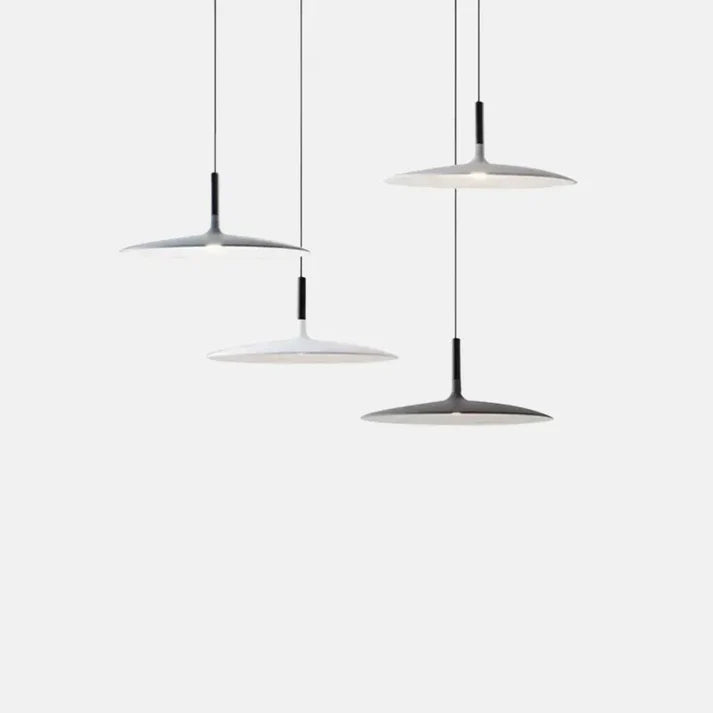 Morandi Pendelleuchte LED Kuppel Metall Schwarz 