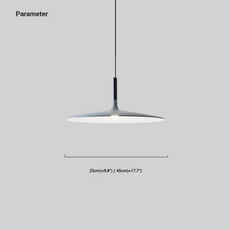 Morandi Pendelleuchte LED Kuppel Metall Schwarz Ess/Wohn/Schlafzimmer