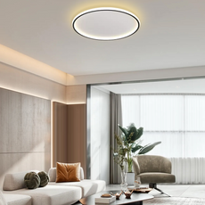 Modern Deckenleuchte LED Rund Weiß-Dimmbar-Wohnzimmer