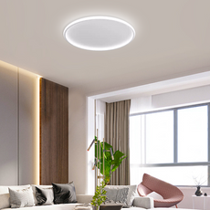 Modern Deckenleuchte LED Rund Weiß-Kühles Licht-Wohnzimmer