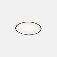 Modern Deckenleuchte LED Rund Schwarz Metall 