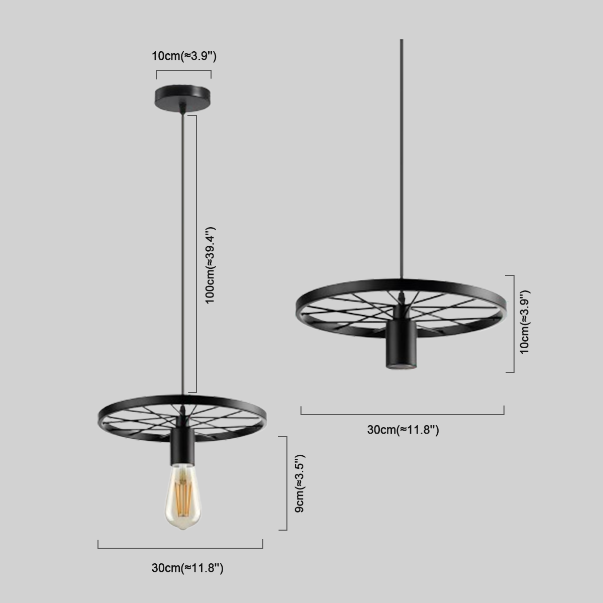 Industrial Pendelleuchte LED