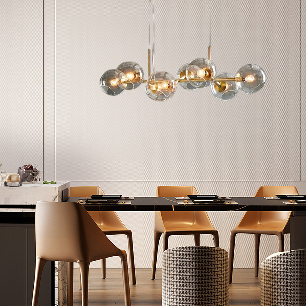 Gold Pendelleuchte für Esszimmer