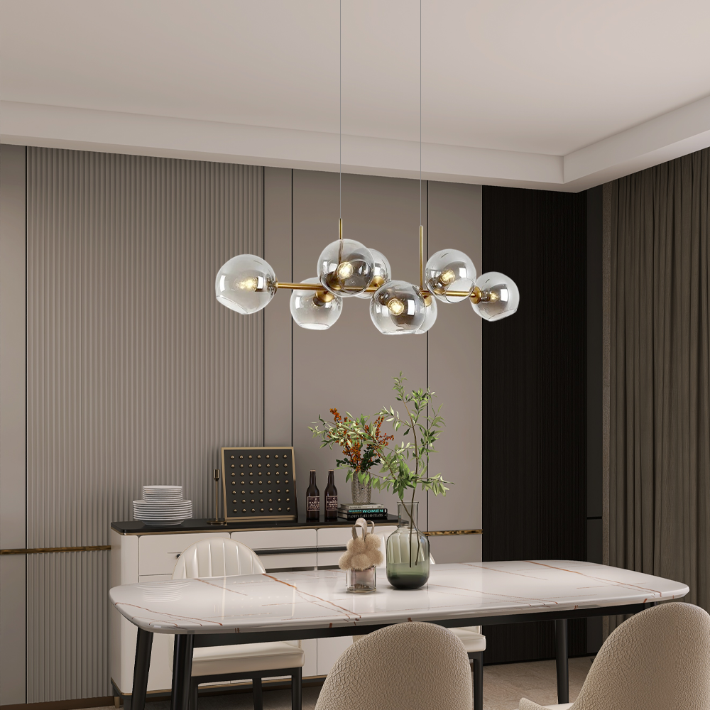 Glas Pendelleuchte für Esszimmer