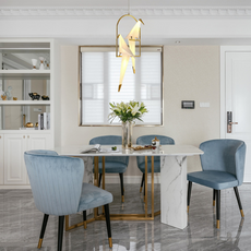 Moderne Pendelleuchte  Metall Glas Vogel Gold Esszimmer