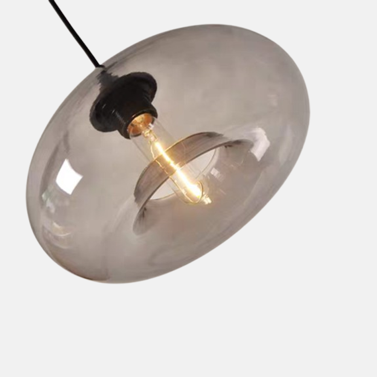 Morandi Pendelleuchte LED Glas Blau Esszimmer/Wohnzimmer