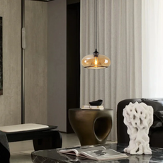 Morandi Pendelleuchte LED Glas Blau Esszimmer/Wohnzimmer