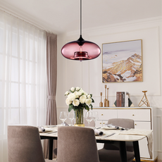 Morandi Pendelleuchte LED Glas Blau Esszimmer/Wohnzimmer