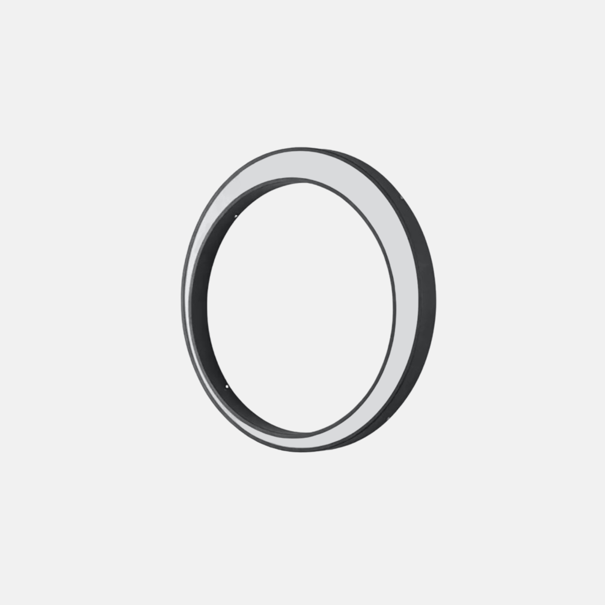 Moderne Außenwandleuchte LED Ring Schwarz Metall Garten/Hof