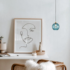 Modern Pendelleuchte LED Glaskugel Ess/Wohnzimmer