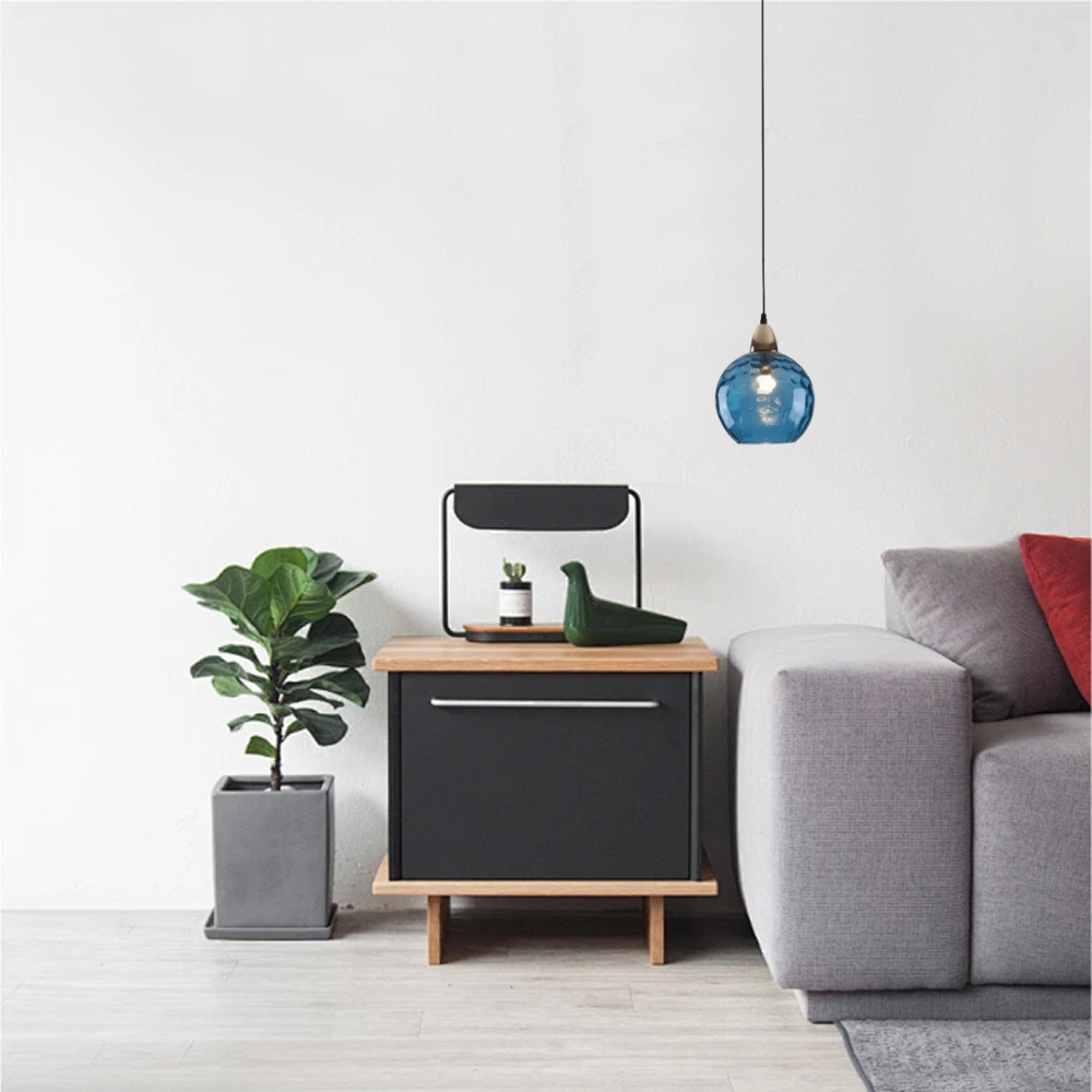 Modern Pendelleuchte LED Glaskugel Ess/Wohnzimmer