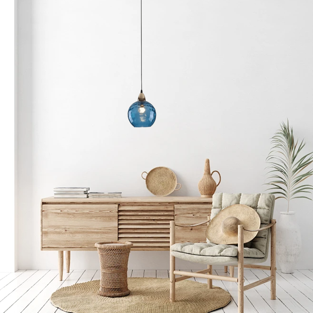 Modern Pendelleuchte LED Glaskugel Ess/Wohnzimmer