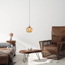 Modern Pendelleuchte LED Glaskugel Ess/Wohnzimmer