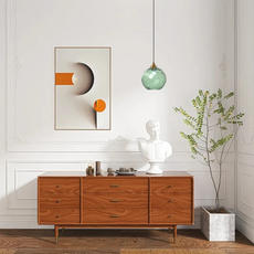 Modern Pendelleuchte LED Glaskugel Ess/Wohnzimmer
