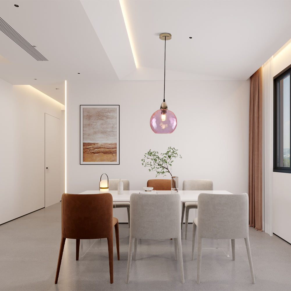 Modern Pendelleuchte LED Glaskugel Ess/Wohnzimmer
