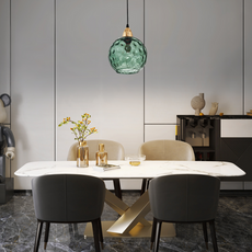 Modern Pendelleuchte LED Glaskugel Ess/Wohnzimmer