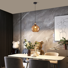 Modern Pendelleuchte LED Glaskugel Ess/Wohnzimmer