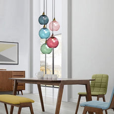 Modern Pendelleuchte LED Glaskugel Ess/Wohnzimmer