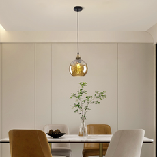 Modern Pendelleuchte LED Glaskugel Ess/Wohnzimmer