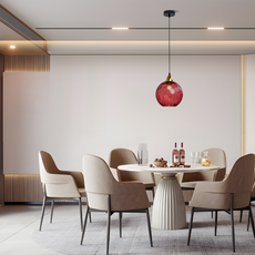 Modern Pendelleuchte LED Glaskugel Ess/Wohnzimmer