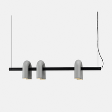 Minimalistisch Pendelleuchte LED Linear 4 Farben Metall KücheInsel