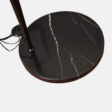 Modern Stehlampe LED Gebogen Schwarz Metall Wohn/Schlafzimmer 