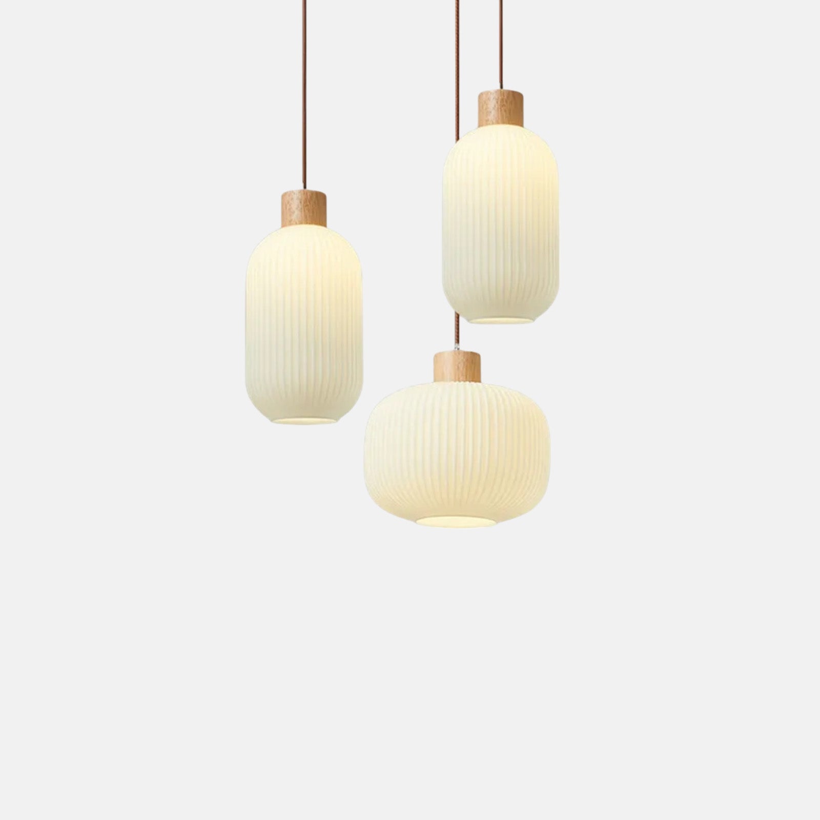 Minimalistisch Pendelleuchte Glas Weiß Schlafzimmer