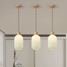 Minimalistisch Pendelleuchte Glas Weiß Schlafzimmer
