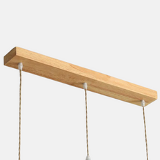 Modern Pendelleuchte LED Weiß Holz Esszimmer