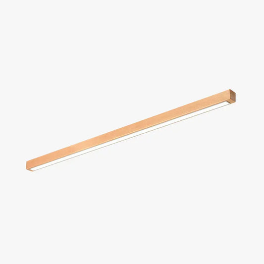 Modern Holz Deckenleuchte LED Linear Wohnzimmer