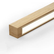 Modern Holz Deckenleuchte LED Linear Wohnzimmer