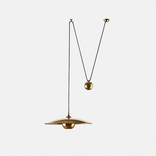 Modern Pendelleuchte LED  Linear Gold Metall Schlafzimmer