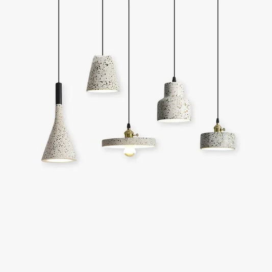 Nordic Pendelleuchte LED Metall Zement 