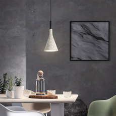 Nordic Pendelleuchte LED Metall Zement 