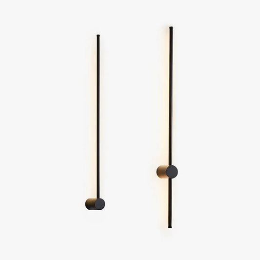 Minimalistische Außenwandleuchte LED Metall Schwarz Außen/Garten/Balkon