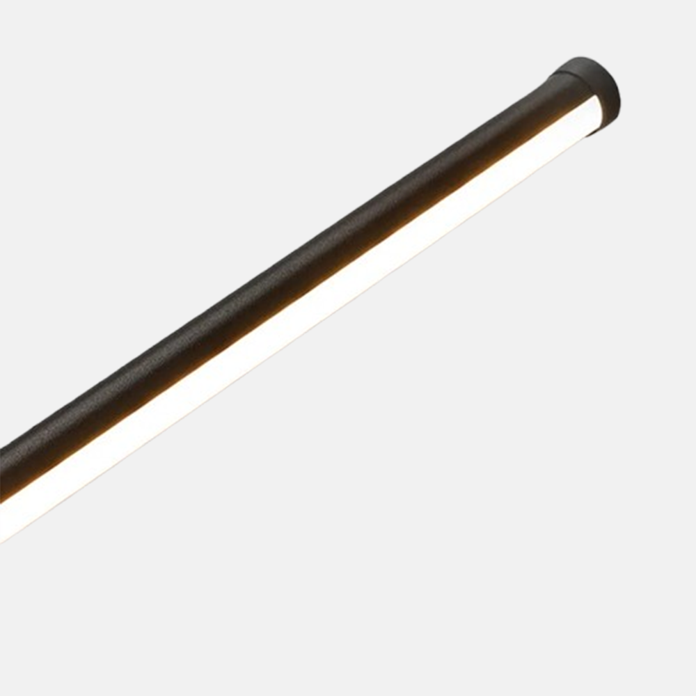 Minimalistische Außenwandleuchte LED Metall Schwarz Außen/Garten/Balkon
